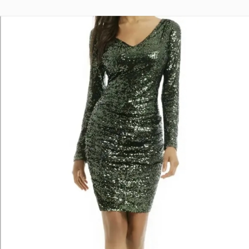Badgley Mishka sequin dress + plus size